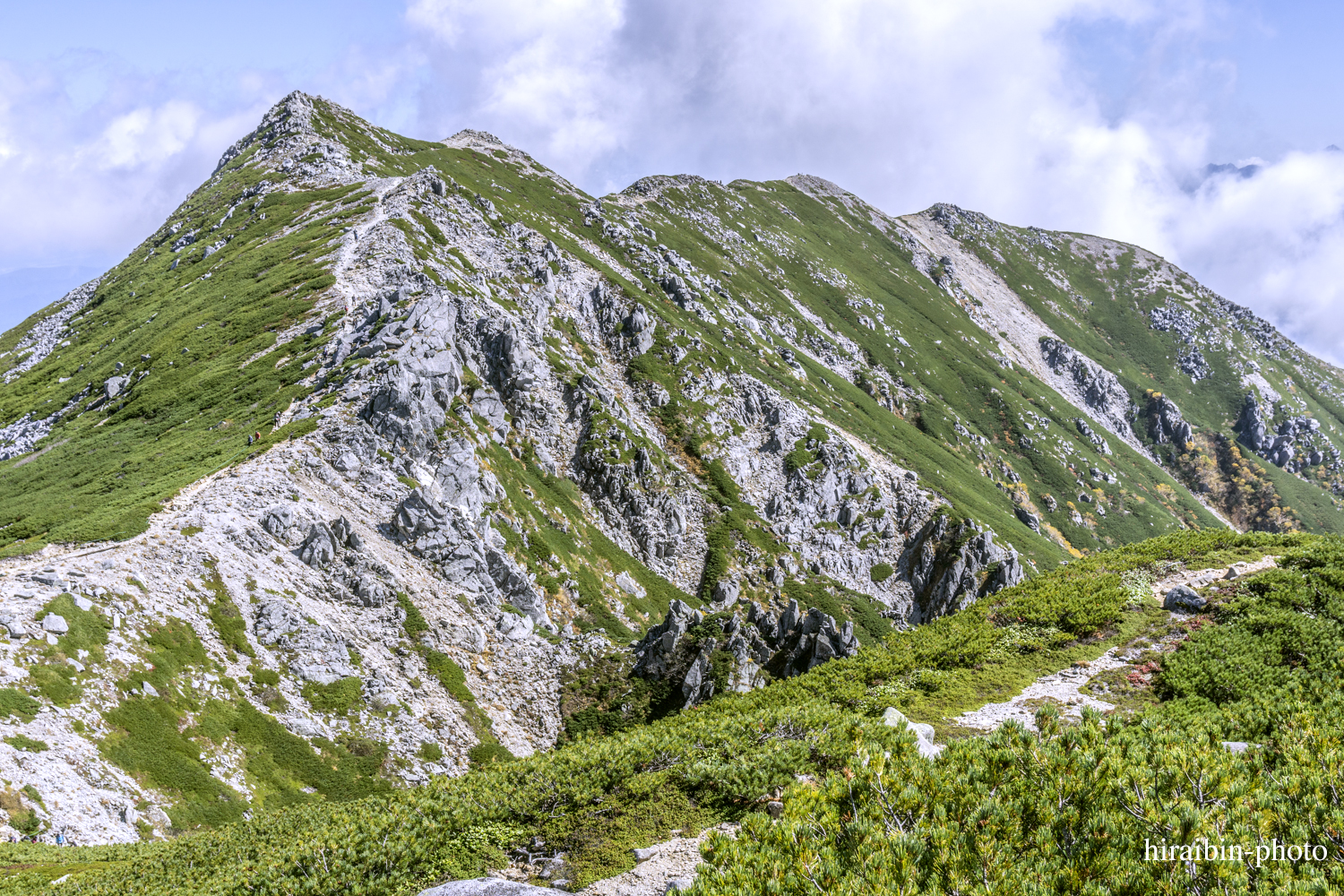 登山での写真です。